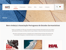 Tablet Screenshot of germanistik-portugal.org